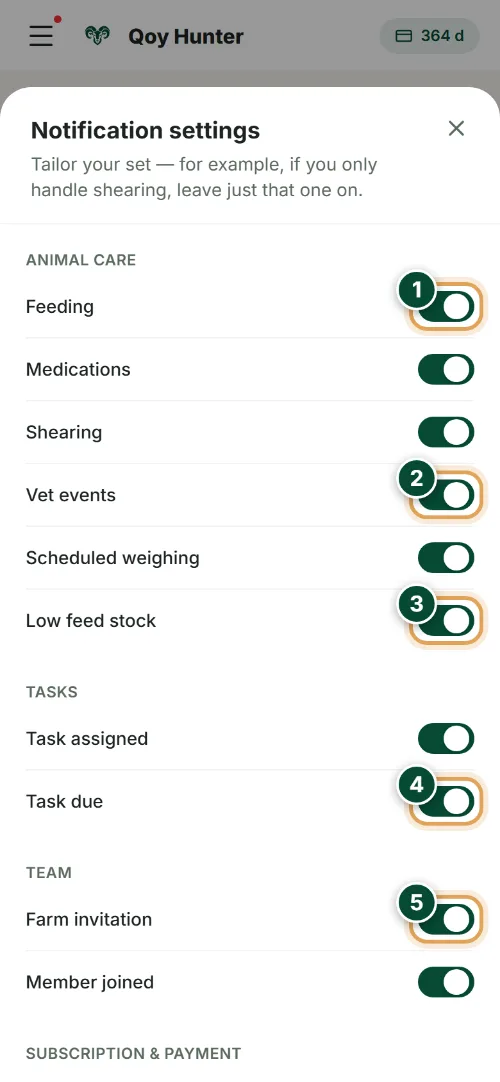 Notifications and settings — Notification settings: How to use it (Phone) — QoyHunter