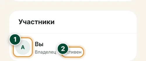 Команда и доступ — Участники хозяйства: Как пользоваться (Телефон) — QoyHunter